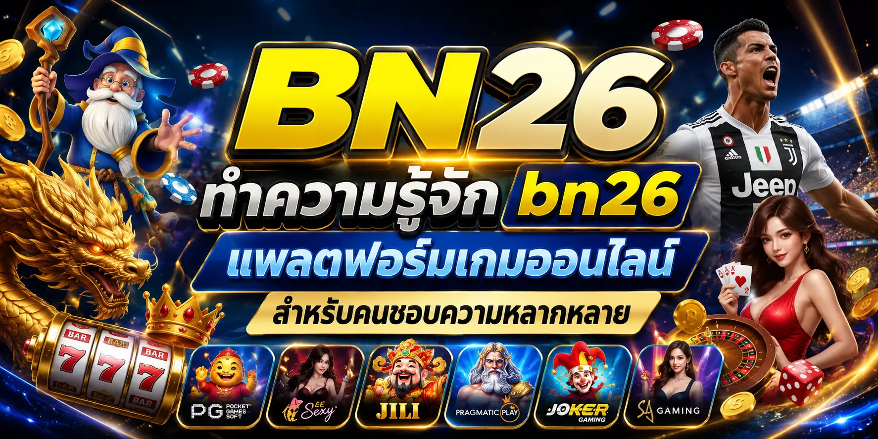 ทำความรู้จัก bn26 แพลตฟอร์มเกมออนไลน์สำหรับคนชอบความหลากหลาย